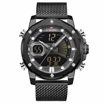Fashion Double Display Men's Multi-function Sports Watch