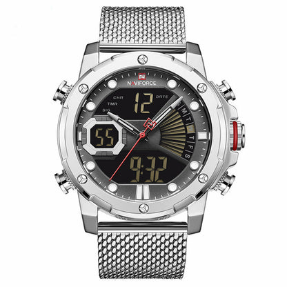 Fashion Double Display Men's Multi-function Sports Watch