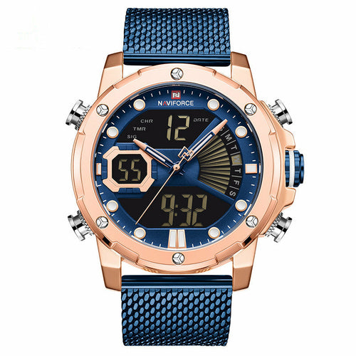 Fashion Double Display Men's Multi-function Sports Watch