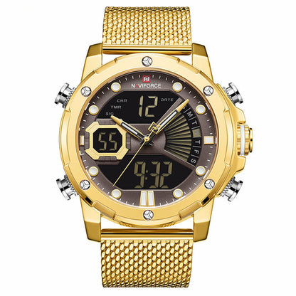 Fashion Double Display Men's Multi-function Sports Watch