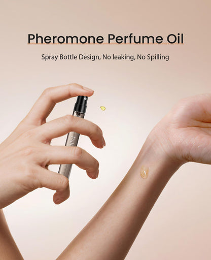 PUREAMOR Pheromones Perfumes for Women, No. 54 Vanilla Cream Scent, Vanilla Perfume Oil, Advanced Fragrance Perfume for Woman, 0.34fl./10ml Gourmand Parfum, Travel Size Perfumes for Women,Made in USA