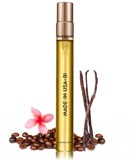 PUREAMOR Pheromones Perfumes for Women, No. 54 Vanilla Cream Scent, Vanilla Perfume Oil, Advanced Fragrance Perfume for Woman, 0.34fl./10ml Gourmand Parfum, Travel Size Perfumes for Women,Made in USA