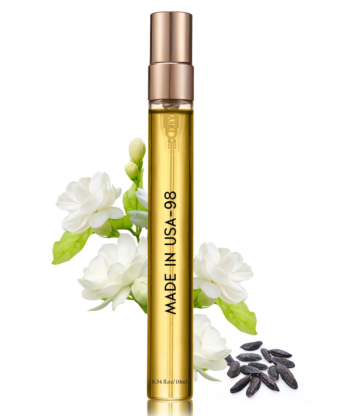 PUREAMOR Pheromones Perfumes for Women, No. 54 Vanilla Cream Scent, Vanilla Perfume Oil, Advanced Fragrance Perfume for Woman, 0.34fl./10ml Gourmand Parfum, Travel Size Perfumes for Women,Made in USA