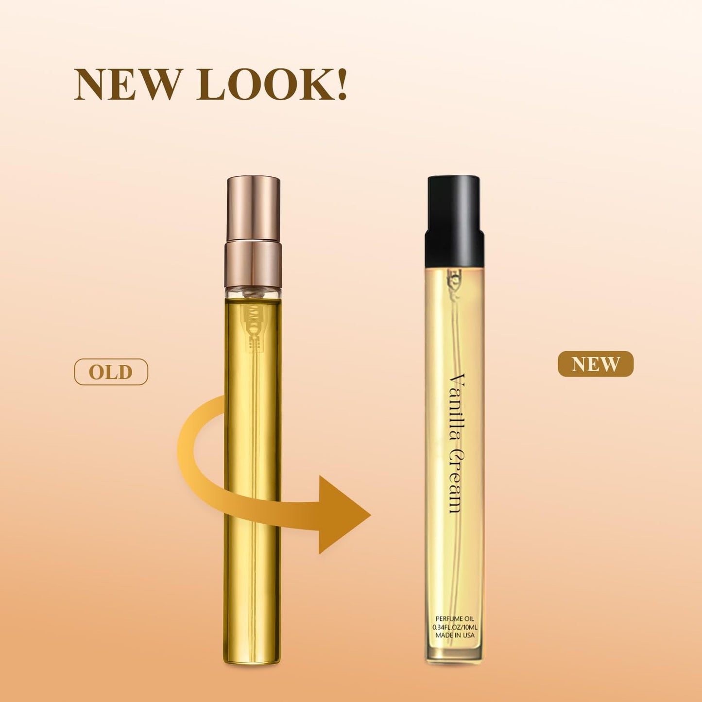 PUREAMOR Pheromones Perfumes for Women, No. 54 Vanilla Cream Scent, Vanilla Perfume Oil, Advanced Fragrance Perfume for Woman, 0.34fl./10ml Gourmand Parfum, Travel Size Perfumes for Women,Made in USA