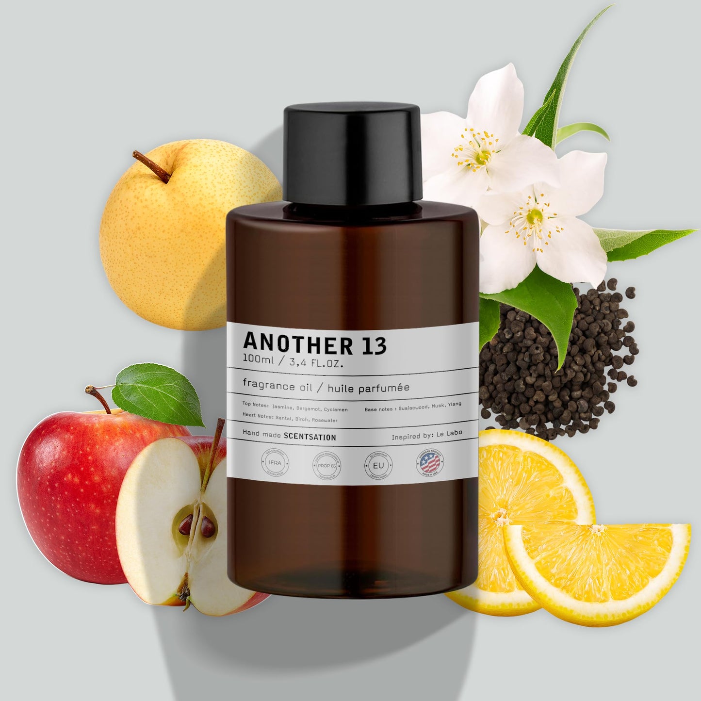 Essential Oils for Diffusers for Home - Another 13 Oil 3.4 Fl Oz - Aromatherapy - Long Lasting Hotel Collection Diffuser Oil - Oils for Diffuser - Made in USA