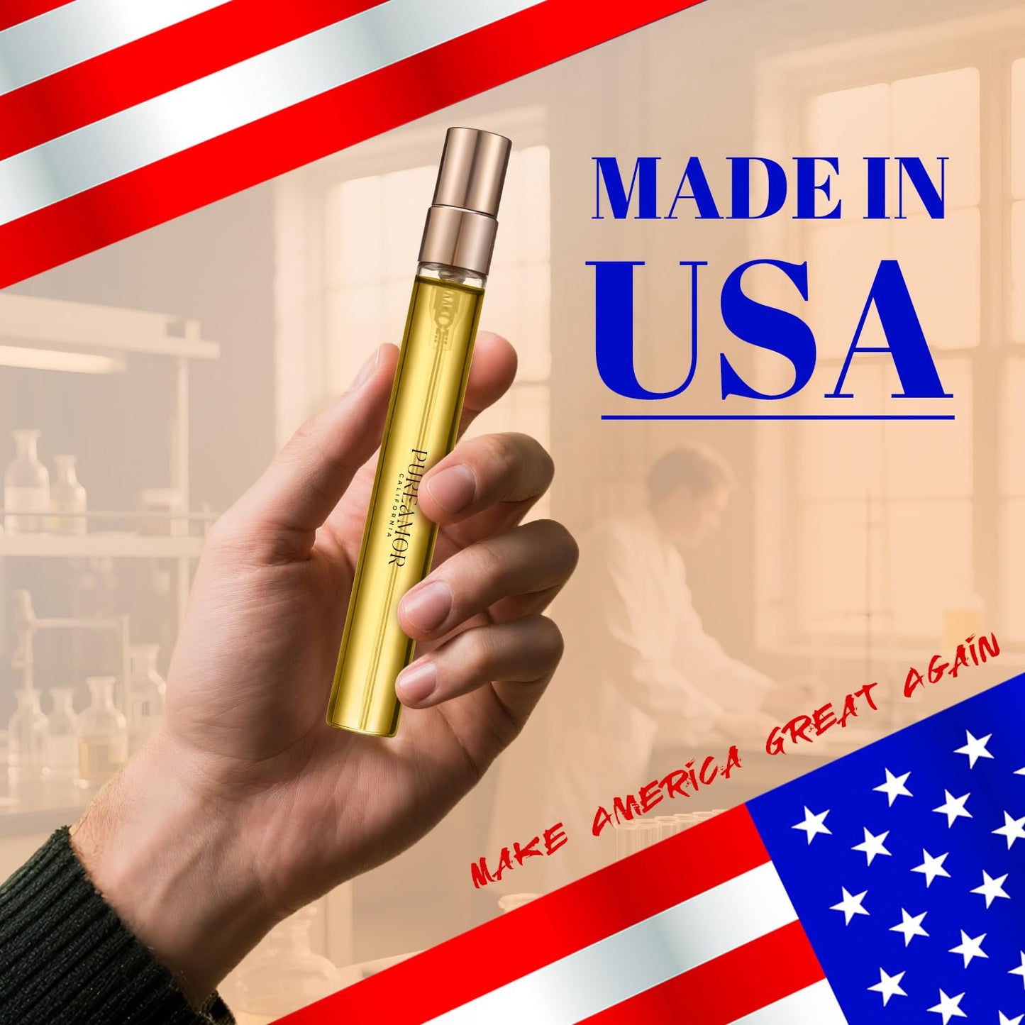PUREAMOR Pheromones Perfumes for Women, No. 54 Vanilla Cream Scent, Vanilla Perfume Oil, Advanced Fragrance Perfume for Woman, 0.34fl./10ml Gourmand Parfum, Travel Size Perfumes for Women,Made in USA